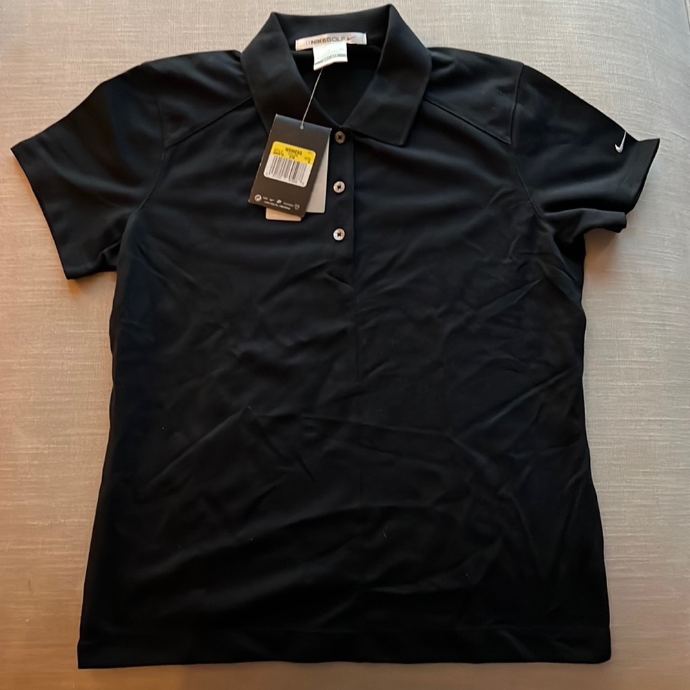 BNWT NIKE GOLF WOMEN’S POLO TEE BLACK